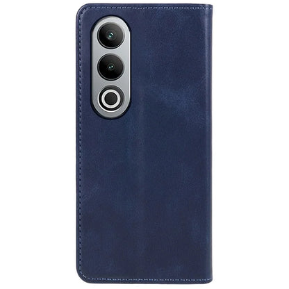 For OnePlus Nord CE4 5G Case PU Leather Wallet Cover Calf Texture Phone Shell with Magnetic Clasp