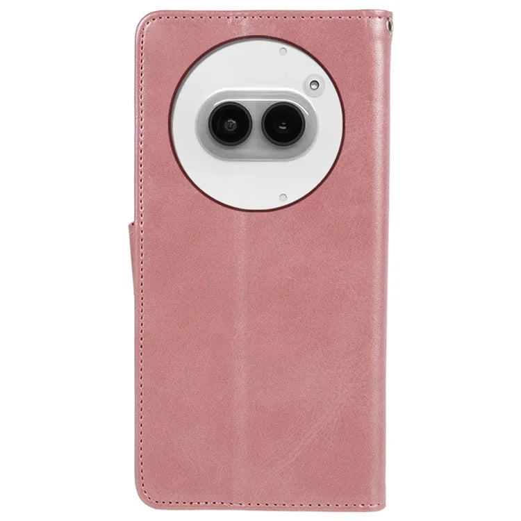 For Nothing Phone (2a) Case Calf Texture Phone Protective Cover with Magnetic Clasp
