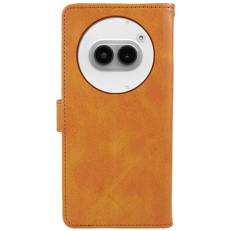 For Nothing Phone (2a) Case Calf Texture Phone Protective Cover with Magnetic Clasp