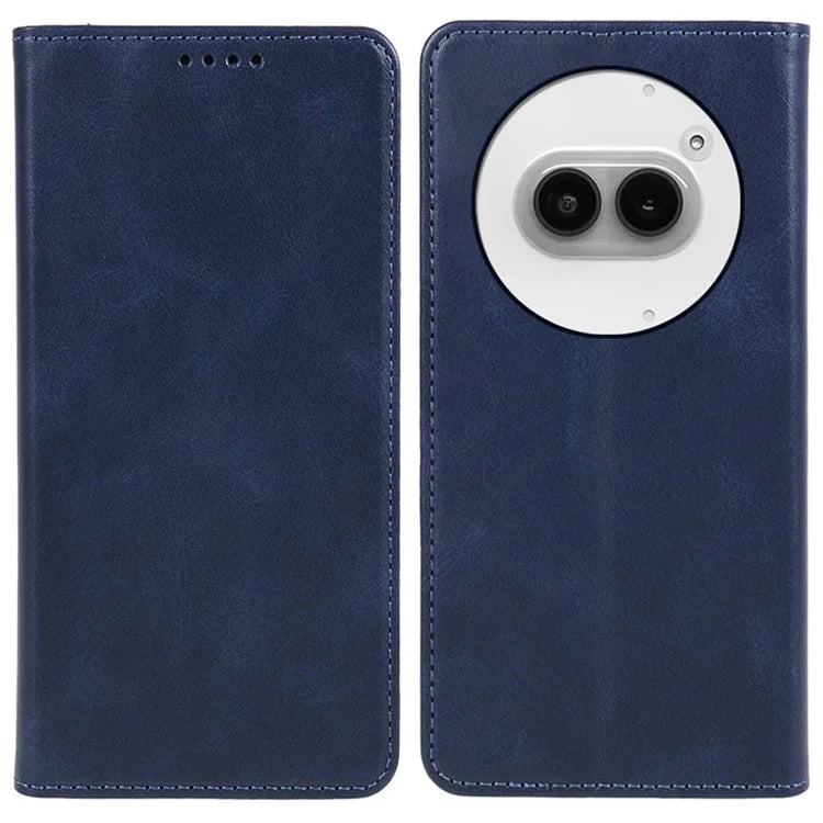 For Nothing Phone (2a) Case Phone Back Cover with Magnetic Clasp Calf Texture Wallet