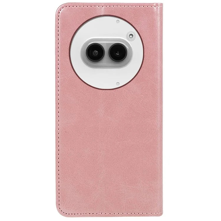 For Nothing Phone (2a) Case Phone Back Cover with Magnetic Clasp Calf Texture Wallet
