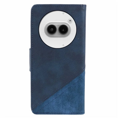 For Nothing Phone (2a) Case Crazy Horse Texture Splicing Flip Phone Wallet Cover