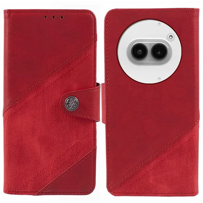 For Nothing Phone (2a) Case Crazy Horse Texture Splicing Flip Phone Wallet Cover
