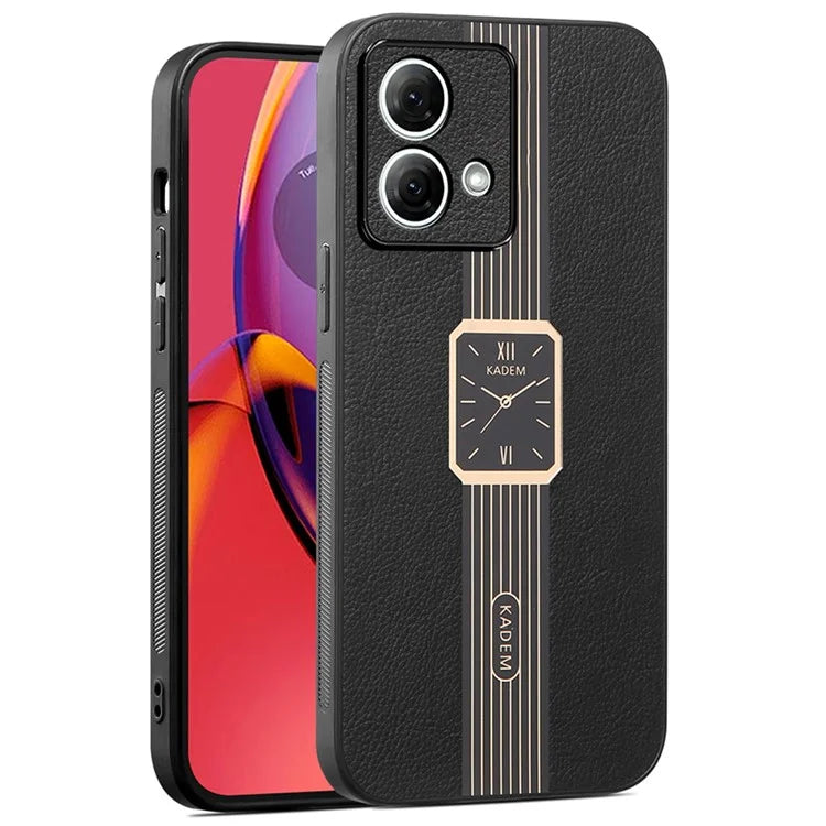 KADEM For Motorola Moto G84 5G Case Watch Pattern Phone Cover Electroplating Design