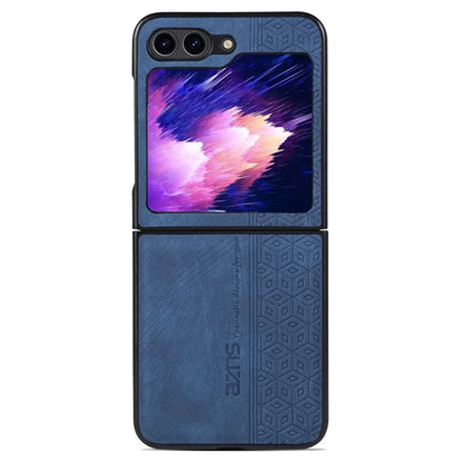 AZNS For Samsung Galaxy Z Flip6 5G Case PU Leather Coated PC Hard Phone Cover