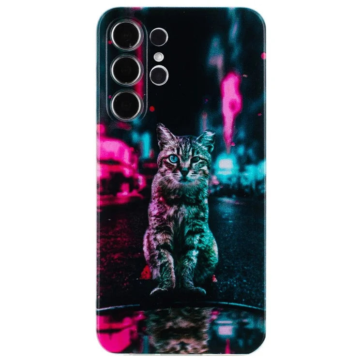 For Samsung Galaxy S24 Ultra Case Printed Pattern TPU Shockproof Protective Phone Cover