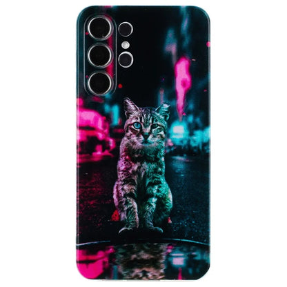 For Samsung Galaxy S24 Ultra Case Printed Pattern TPU Shockproof Protective Phone Cover