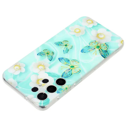 For Samsung Galaxy S24 Ultra Case Printed Pattern TPU Shockproof Protective Phone Cover