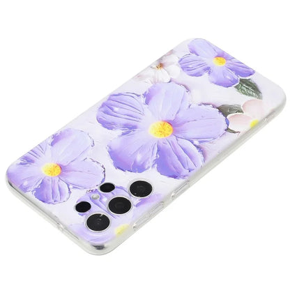 For Samsung Galaxy S24 Ultra Case Printed Pattern TPU Shockproof Protective Phone Cover