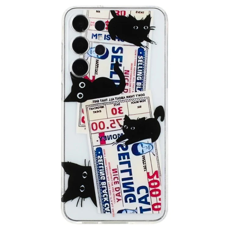 For Samsung Galaxy S24 Ultra Case Printed Pattern TPU Shockproof Protective Phone Cover