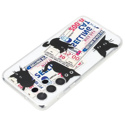 For Samsung Galaxy S24 Ultra Case Printed Pattern TPU Shockproof Protective Phone Cover