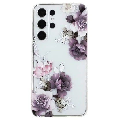 For Samsung Galaxy S24 Ultra Case Printed Pattern TPU Shockproof Protective Phone Cover
