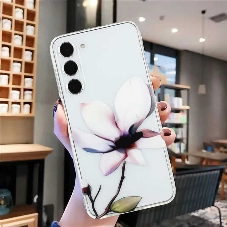 For Samsung Galaxy S23 Case Pattern Print Design Flexible TPU Phone Cover