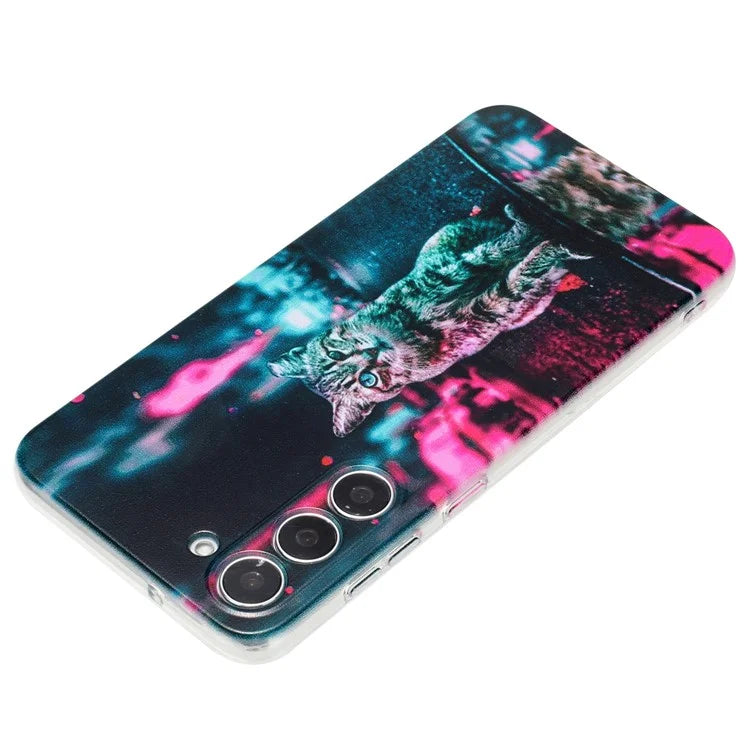For Samsung Galaxy S23 Case Pattern Print Design Flexible TPU Phone Cover