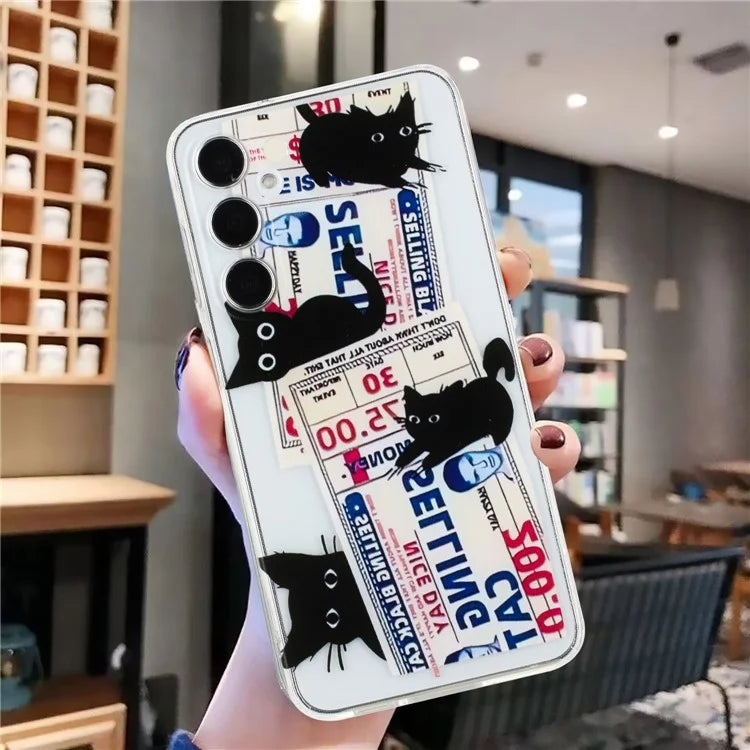 For Samsung Galaxy A14 5G / 4G Soft TPU Case Pattern Printing Slim Phone Cover