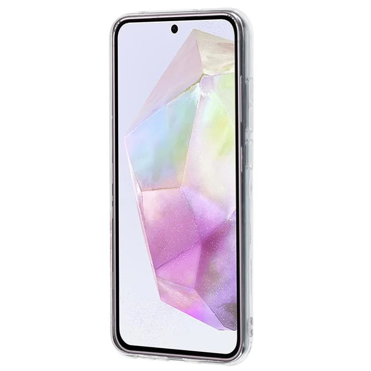 For Samsung Galaxy A35 5G Soft TPU Case Pattern Printing Shockproof Phone Cover