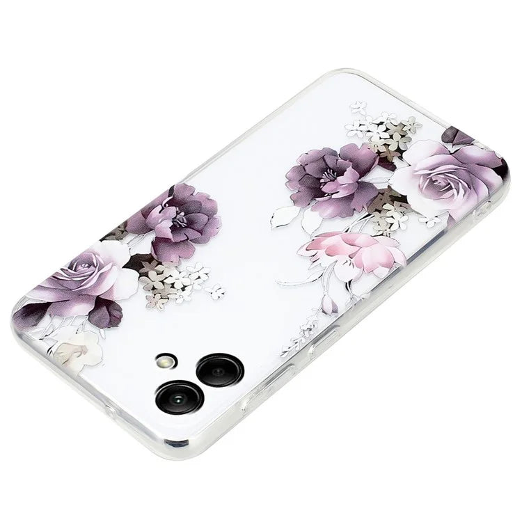For Samsung Galaxy A05 4G Case TPU Scratch-proof Back Phone Cover with Printing Pattern