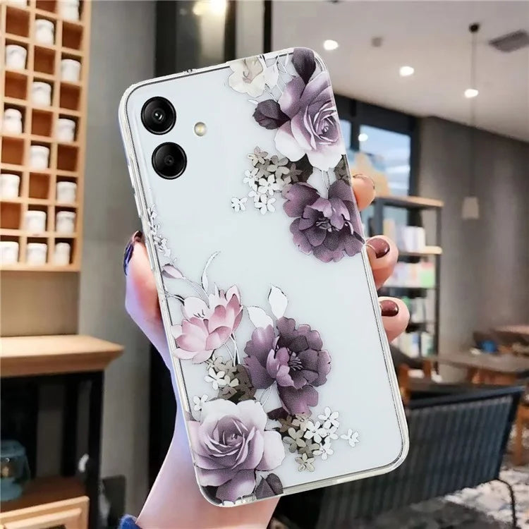 For Samsung Galaxy A05 4G Case TPU Scratch-proof Back Phone Cover with Printing Pattern