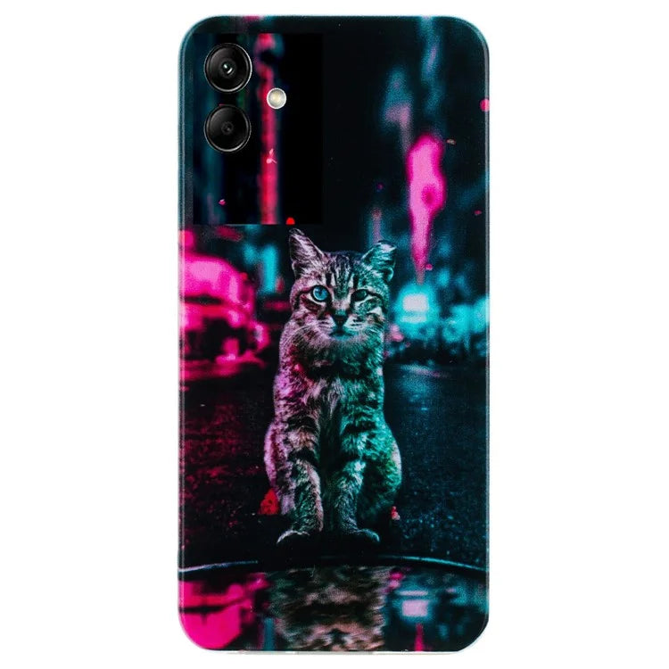 For Samsung Galaxy A05 4G Case TPU Scratch-proof Back Phone Cover with Printing Pattern