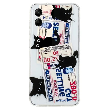 For Samsung Galaxy A05 4G Case TPU Scratch-proof Back Phone Cover with Printing Pattern