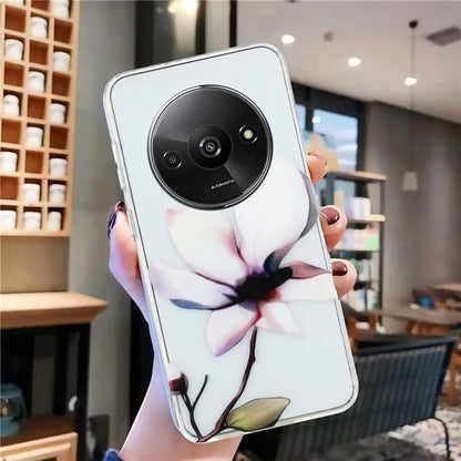 For Xiaomi Redmi A3 / Poco C61 4G TPU Case Pattern Printing Drop Protection Phone Protective Cover