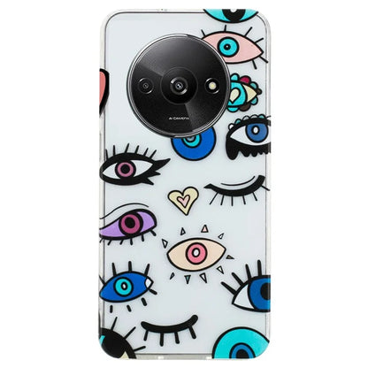 For Xiaomi Redmi A3 / Poco C61 4G TPU Case Pattern Printing Drop Protection Phone Protective Cover