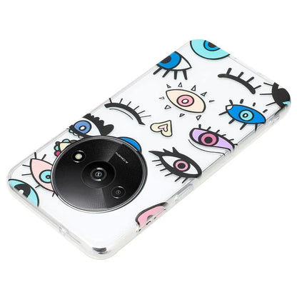 For Xiaomi Redmi A3 / Poco C61 4G TPU Case Pattern Printing Drop Protection Phone Protective Cover