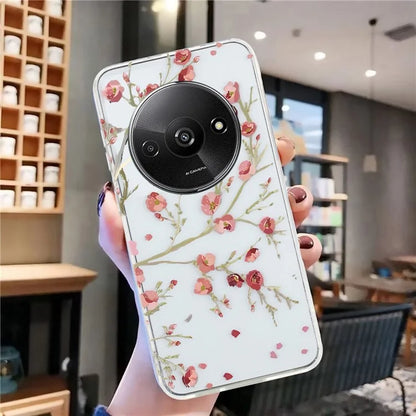 For Xiaomi Redmi A3 / Poco C61 4G TPU Case Pattern Printing Drop Protection Phone Protective Cover