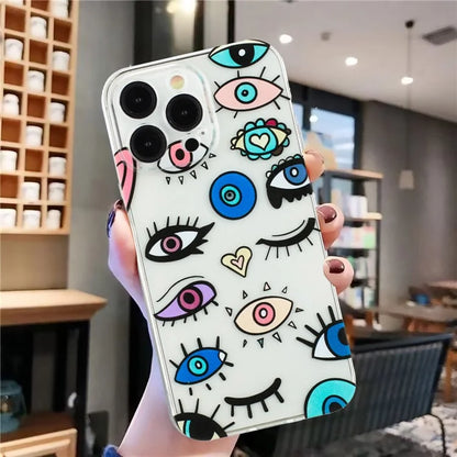 For iPhone 15 Pro Cover Soft TPU Pattern Printing Lightweight Phone Case