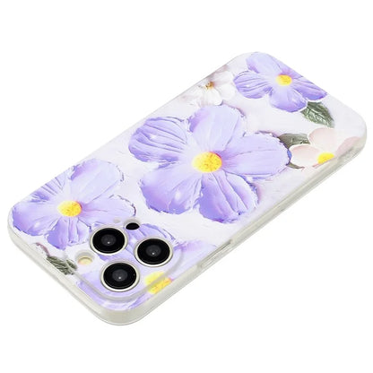 For iPhone 15 Pro Cover Soft TPU Pattern Printing Lightweight Phone Case