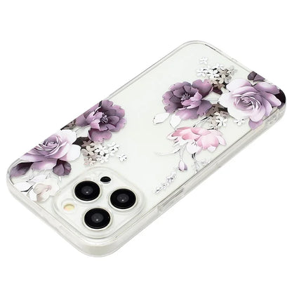 For iPhone 15 Pro Cover Soft TPU Pattern Printing Lightweight Phone Case