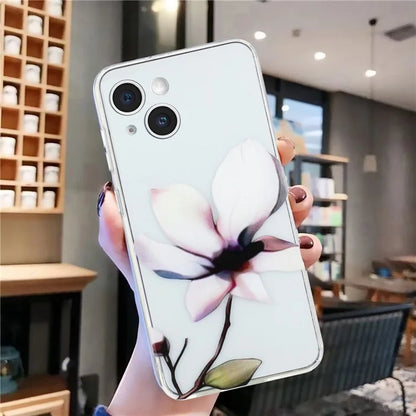 For iPhone 14 Plus Case TPU Pattern Printing Phone Guard Cover