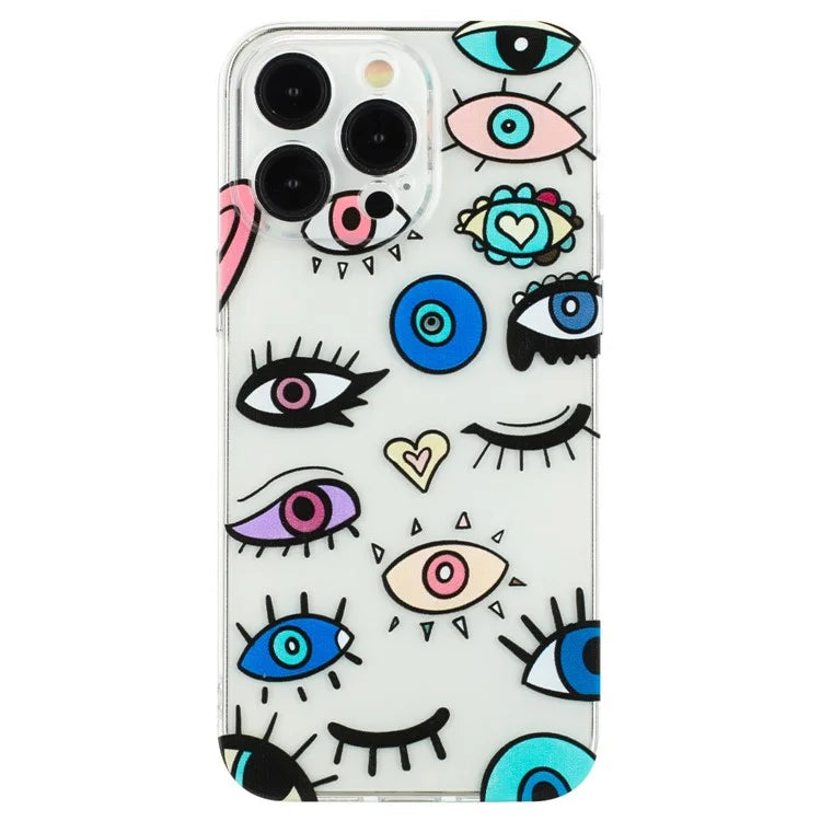 TPU Case for iPhone 14 Pro Max Shell Pattern Printing Protective Back Cover