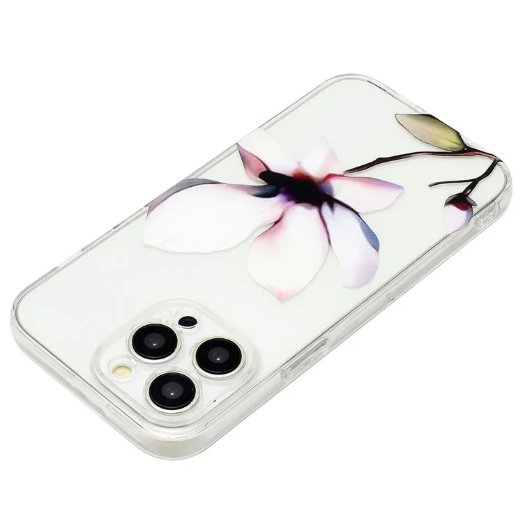 TPU Case for iPhone 14 Pro Max Shell Pattern Printing Protective Back Cover