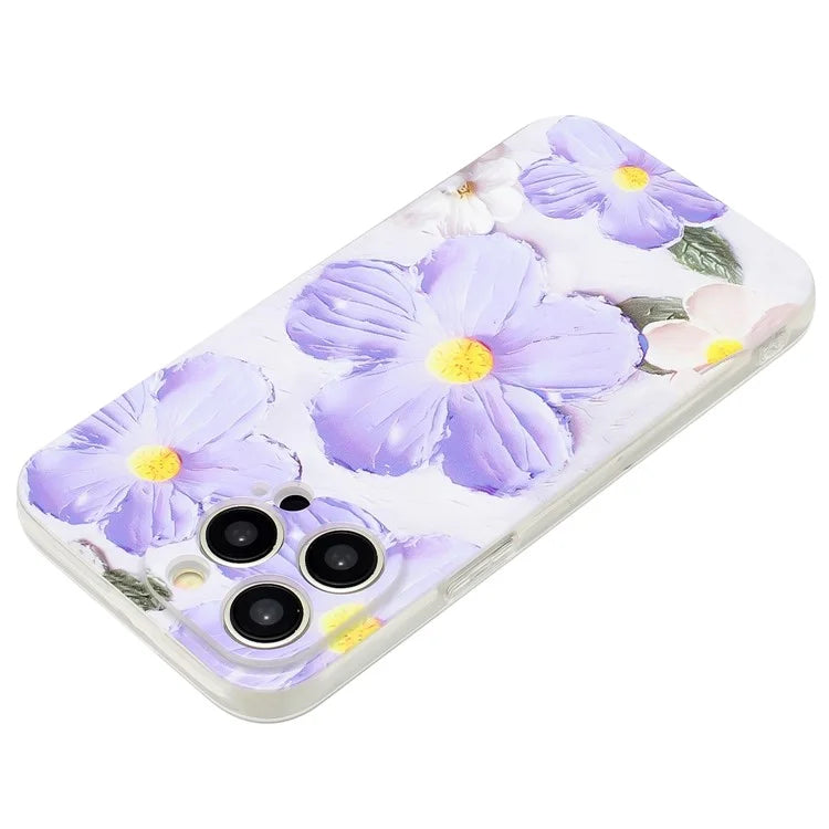TPU Case for iPhone 14 Pro Max Shell Pattern Printing Protective Back Cover