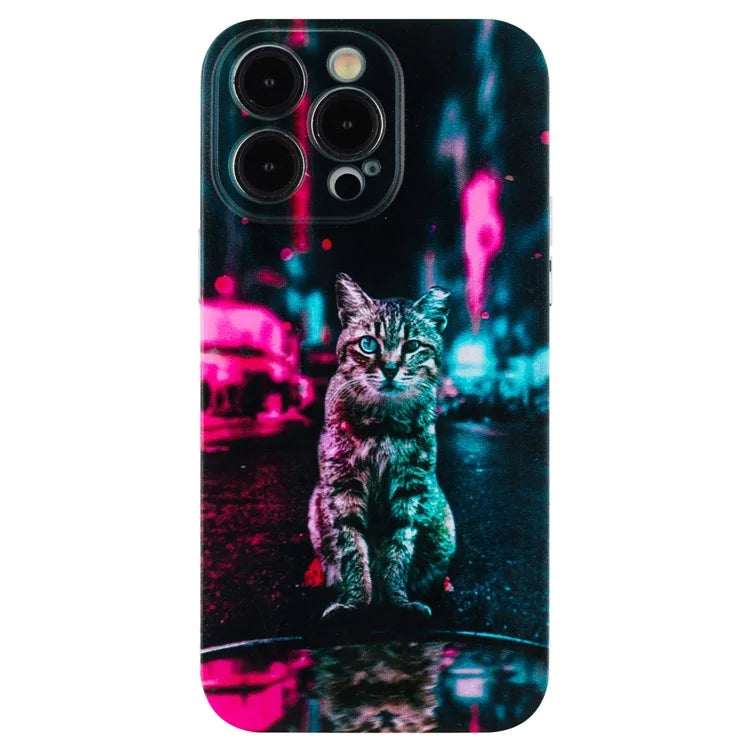 For iPhone 14 Pro Case Pattern Printing TPU Drop-proof Phone Cover