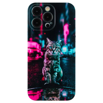 For iPhone 14 Pro Case Pattern Printing TPU Drop-proof Phone Cover