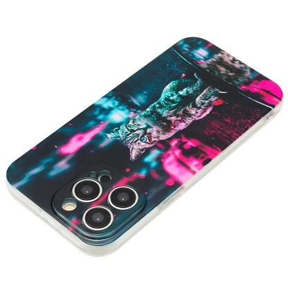 For iPhone 14 Pro Case Pattern Printing TPU Drop-proof Phone Cover