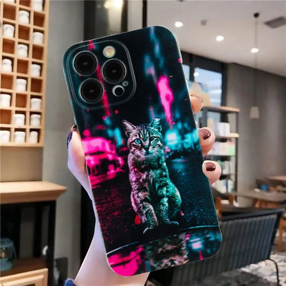 For iPhone 14 Pro Case Pattern Printing TPU Drop-proof Phone Cover