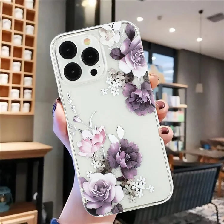 For iPhone 14 Pro Case Pattern Printing TPU Drop-proof Phone Cover
