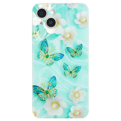 For iPhone 14 Shockproof Case Pattern Printing TPU Phone Back Protector