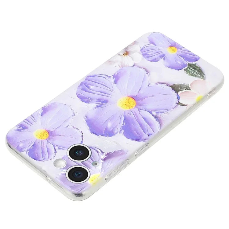 For iPhone 14 Shockproof Case Pattern Printing TPU Phone Back Protector