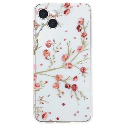 For iPhone 14 Shockproof Case Pattern Printing TPU Phone Back Protector