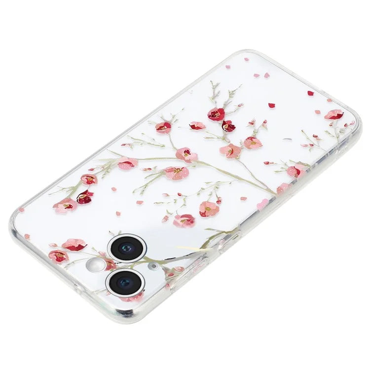 For iPhone 14 Shockproof Case Pattern Printing TPU Phone Back Protector
