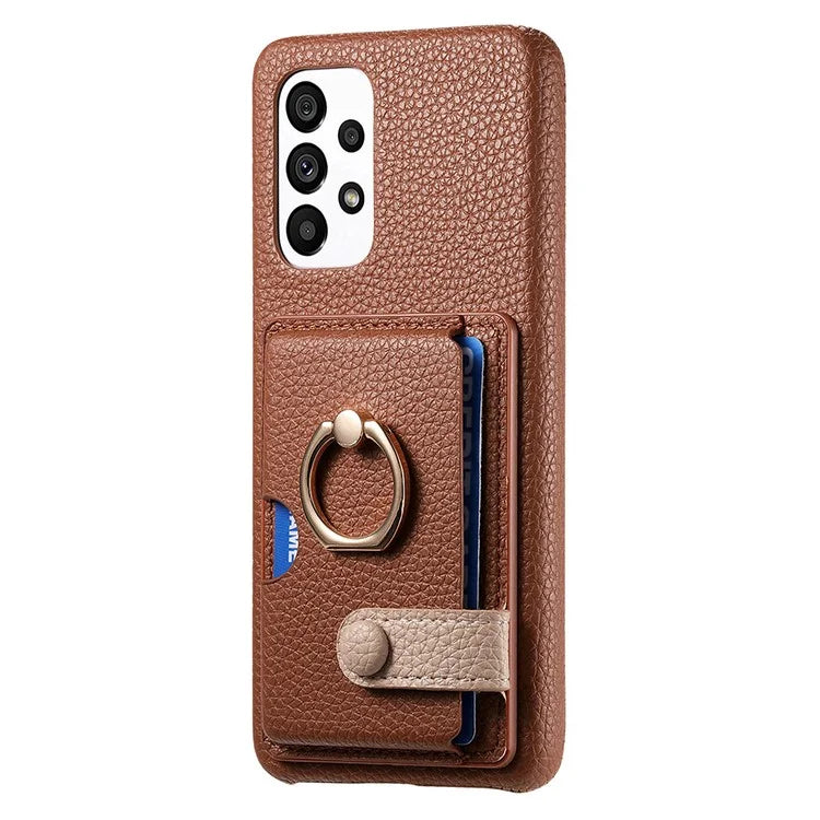 Y2 Kickstand Case for Samsung Galaxy A13 4G PU+PC+TPU Phone Cover