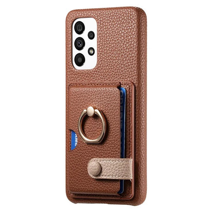 Y2 Kickstand Case for Samsung Galaxy A13 4G PU+PC+TPU Phone Cover