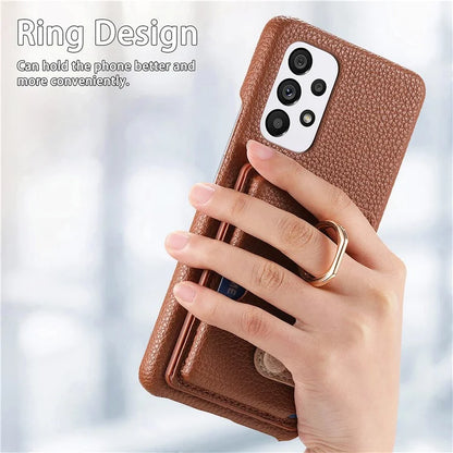 Y2 Kickstand Case for Samsung Galaxy A13 4G PU+PC+TPU Phone Cover