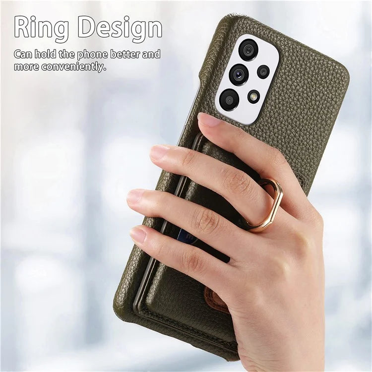 Y2 Kickstand Case for Samsung Galaxy A13 4G PU+PC+TPU Phone Cover