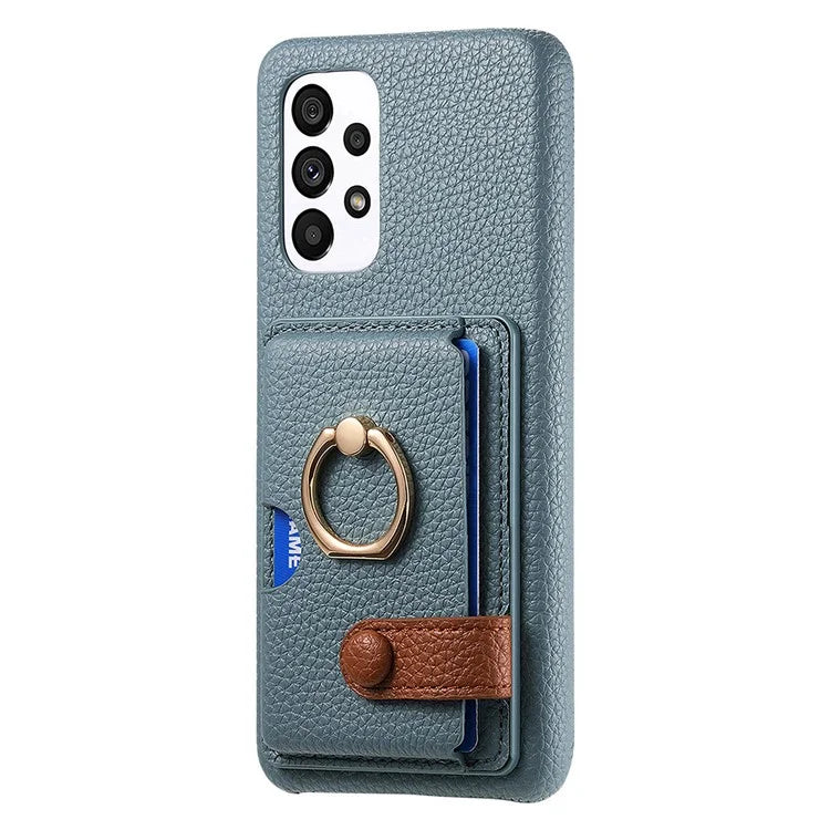 Y2 Kickstand Case for Samsung Galaxy A13 4G PU+PC+TPU Phone Cover