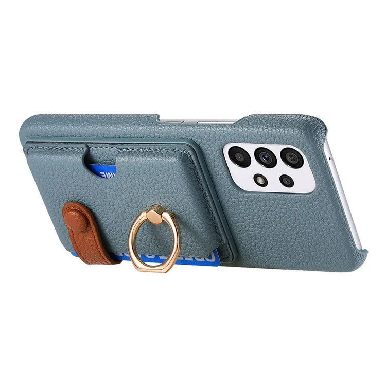 Y2 Kickstand Case for Samsung Galaxy A13 4G PU+PC+TPU Phone Cover